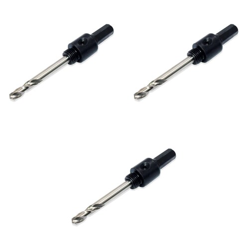 PACK 3 mandril para sierra copa 7/16 PULG MAPLE TOOLS 