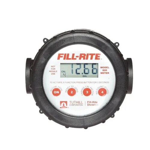 Medidor digital para agua no potable productos químicos Fill-Rite 820f 