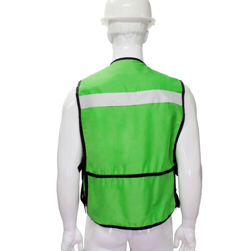 3 pzas CHALECO BRIGADISTA RESCATISTA 6 BOLSAS VERDE MAPLE 