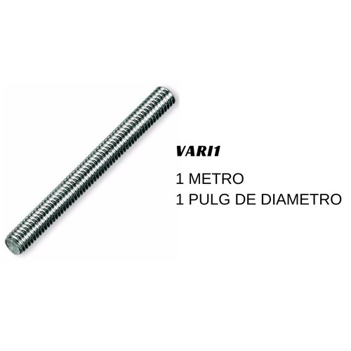Varilla Roscada Galvanizada 1'' 1 Metro 