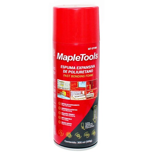 ESPUMA EXPANSIVA DE POLIURETANO 300ML 12 PIEZAS MAPLE TOOLS 
