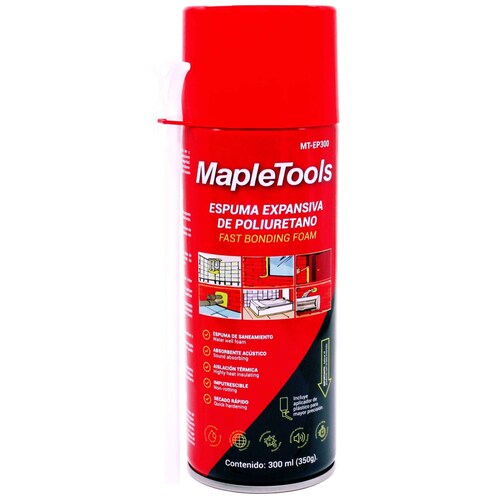 ESPUMA EXPANSIVA DE POLIURETANO 300ML 12 PIEZAS MAPLE TOOLS 