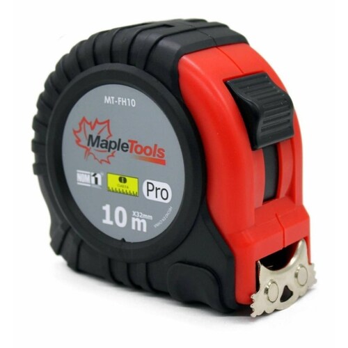 Flexometro 10 Mts. Contra Impacto Maple Tools Mt-fh10 Pack 2 