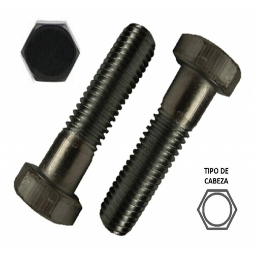 Tornillo Hexagonal Grado 5, 1/2 X 2 Negro 280 Piezas 