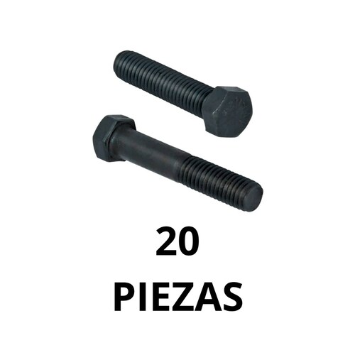 Tornillo Hexagonal 3/4 X 3 1/2'' Grado 5 Negro 20 Piezas 