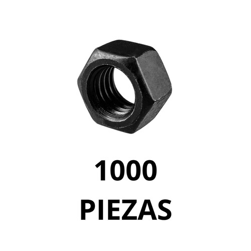 Tuerca Hexagonal Negra 1/2 1000 Piezas 