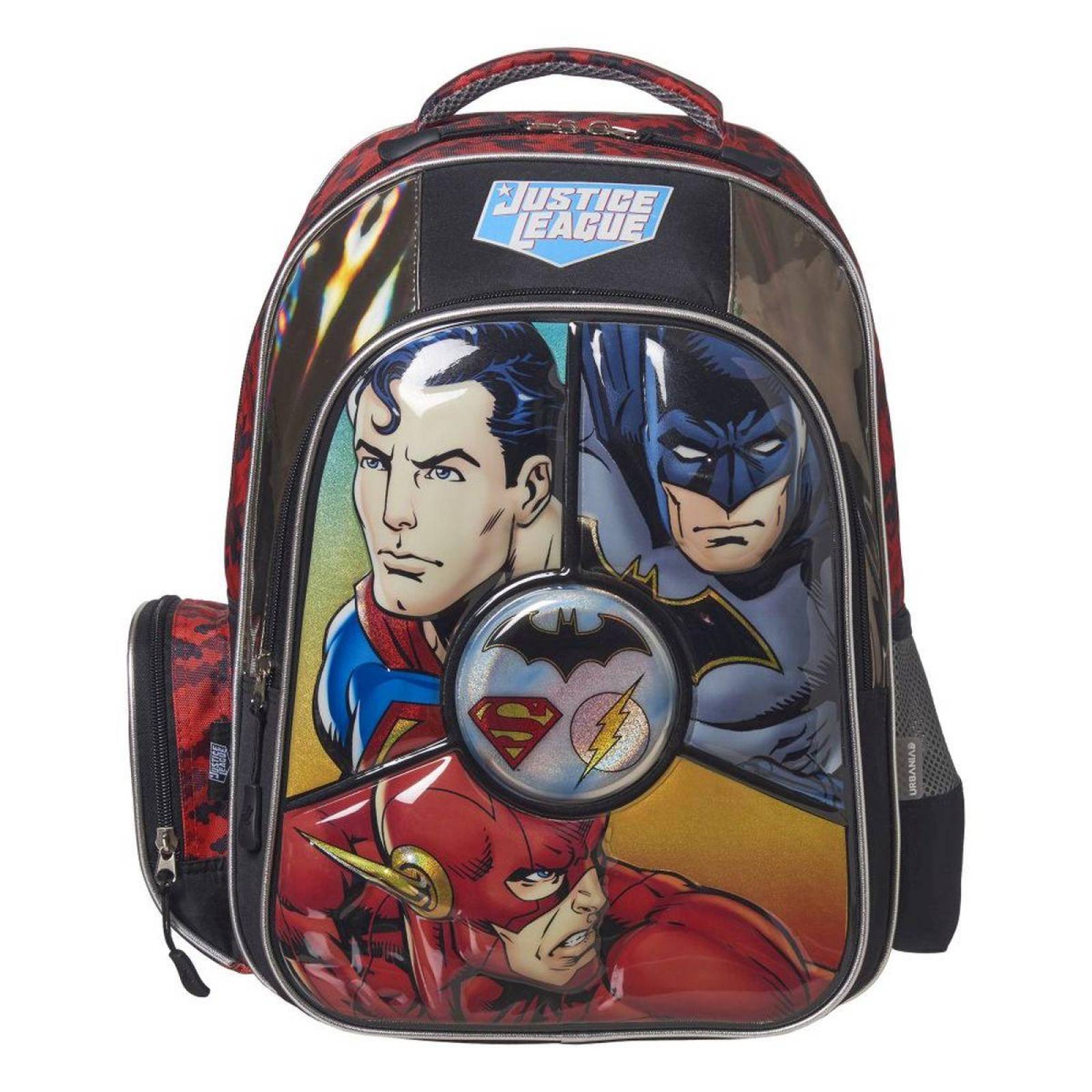 Buckle-Down Justice League Zip Wallet - 8x5 Inch Clutch With Wrist Strap, 4 Card Slots, Officially Licensed DC Comics