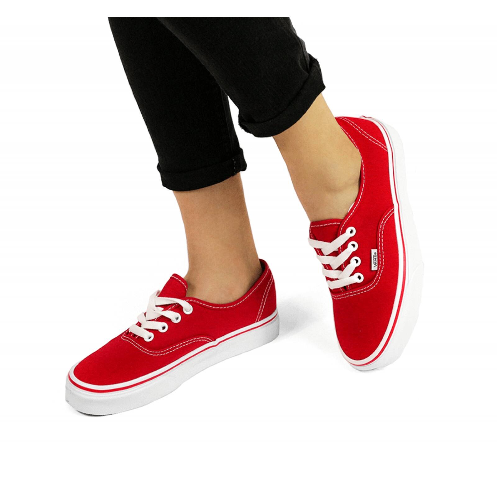 Zapatos vans rojos puros cheap 32