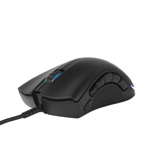 Mouse Gamer VSG Cyborg óptico alámbrico RGB negro interruptor Huano 