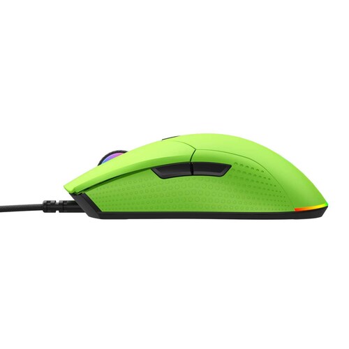 Mouse Gamer VSG Aurora óptico alámbrico RGB verde boreal Omron 