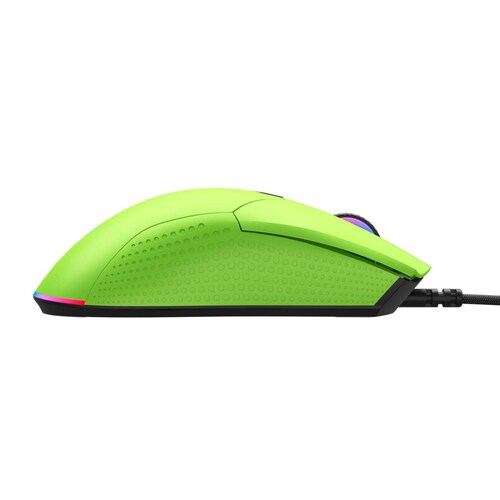 Mouse Gamer VSG Aurora óptico alámbrico RGB verde boreal Omron 