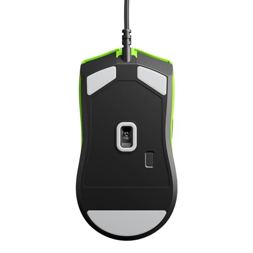 Mouse Gamer VSG Aurora óptico alámbrico RGB verde boreal Omron 
