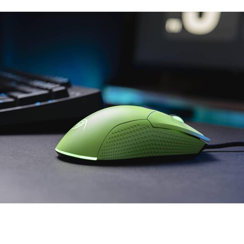 Mouse Gamer VSG Aurora óptico alámbrico RGB verde boreal Omron 