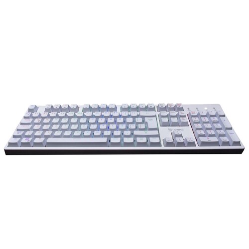 Teclado Gamer Mecánico VSG Alnilam blanco interruptor Kailh blue 