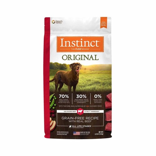 Alimento para mascotas Instinct Res para perros todas las edades 1.8kg 