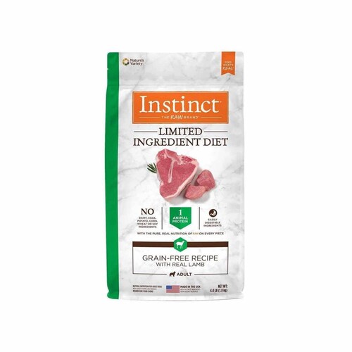 Alimento para mascotas Instinct LID sabor cordero para perros 1.8kg 