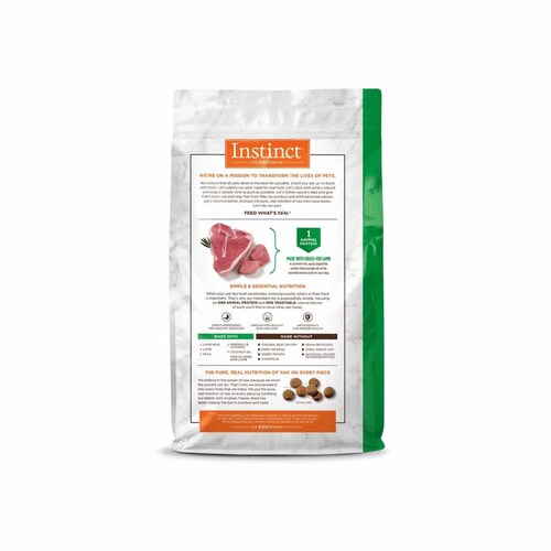 Alimento para mascotas Instinct LID sabor cordero para perros 1.8kg 