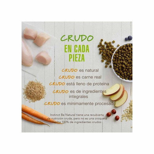 Alimento para mascotas Instinct Be Natural sabor pollo para gatos 0.9 kg + 100 gramos gratis 