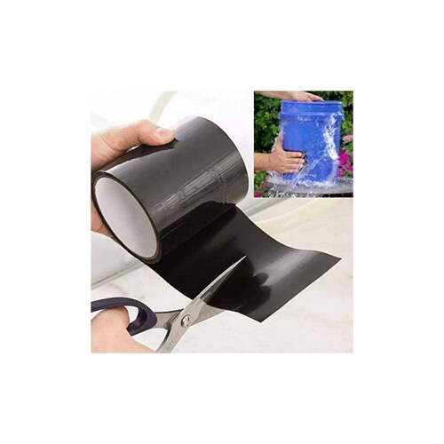 Flex Tape cinta impermeable de goma 4 pulgadas negro Blanco