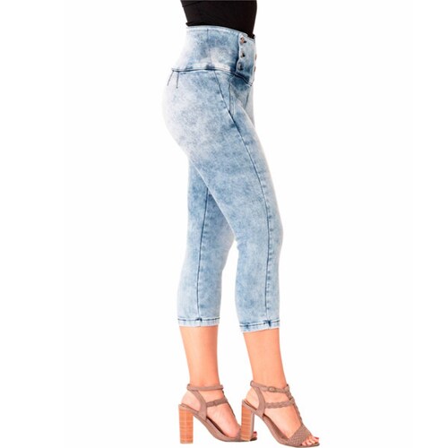 Jeans Colombianos Levanta Cola Faja Interna Lowla Ca239257