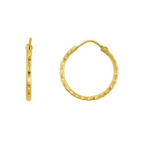 Arracada Diamantada A Mano #1 10K - 3530