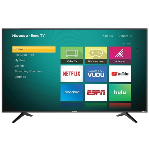 TV HISENSE 43 PULGADAS SMART TV  ROKU 4K LED 43R6000GM