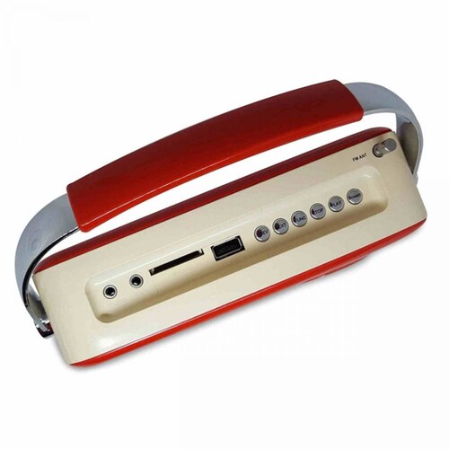 Bocina Select Sound Radio USB Micro SD 3.5 mm BT-1010ROJO