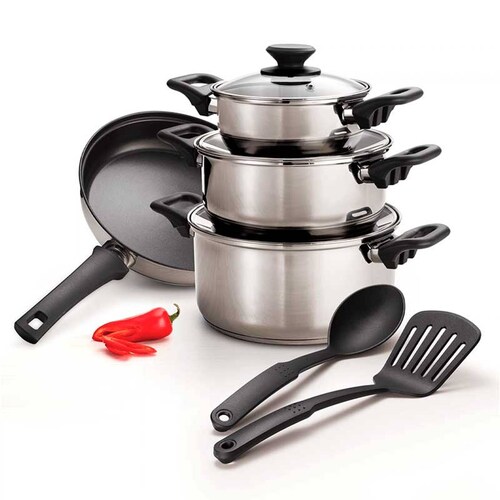 Batería Primaware Acero Inoxidable 9pzs 80117/005 Tramontina