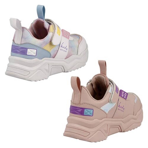 Tenis Niña Sport Corvet 110 Duo  Deportivos 2 Pack  Talla 18 A 21 color Maquillaje/Arcoiris 