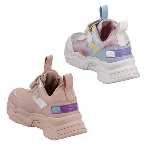 Tenis Niña Sport Corvet 110 Duo  Deportivos 2 Pack  Talla 18 A 21 color Maquillaje/Arcoiris 