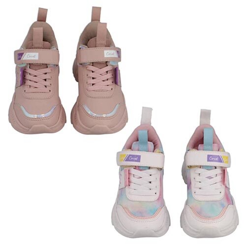 Tenis Niña Sport Corvet 110 Duo  Deportivos 2 Pack  Talla 18 A 21 color Maquillaje/Arcoiris 