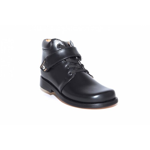 Zapato Ortopedico Bota Piel Escolar Suela Cuero