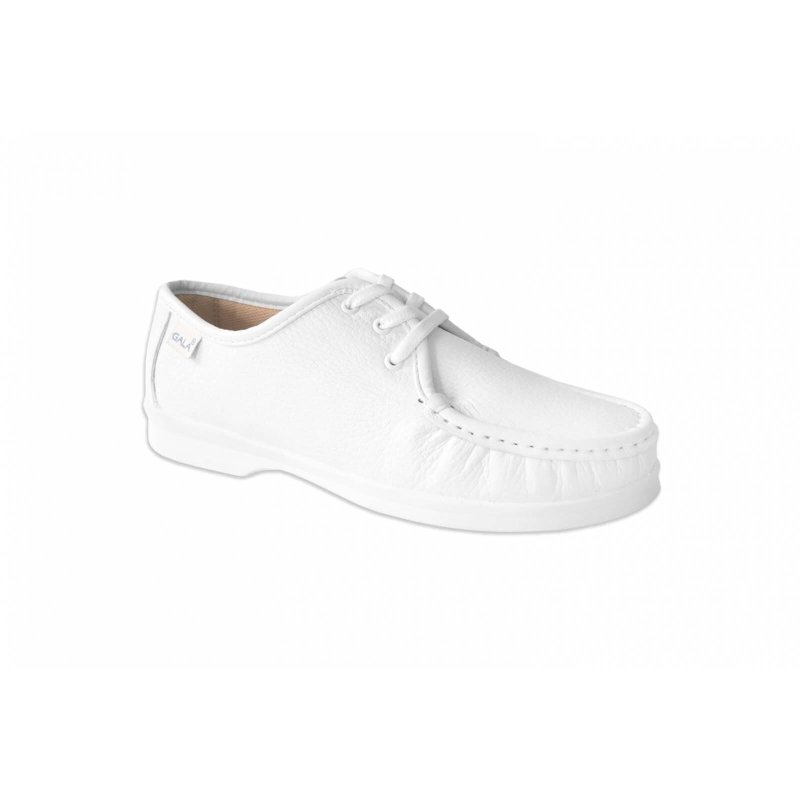 zapato clinico blanco