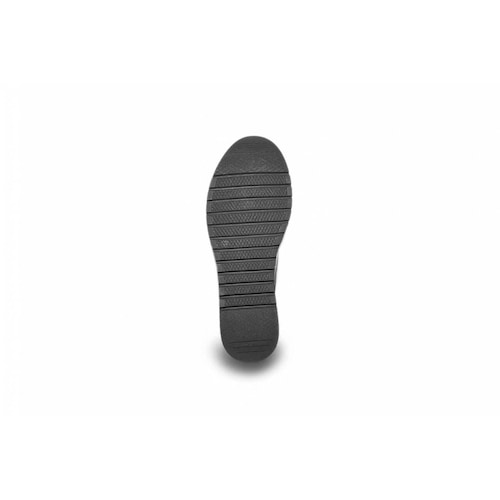 Zapato dama charol negro casual agujeta cerrado