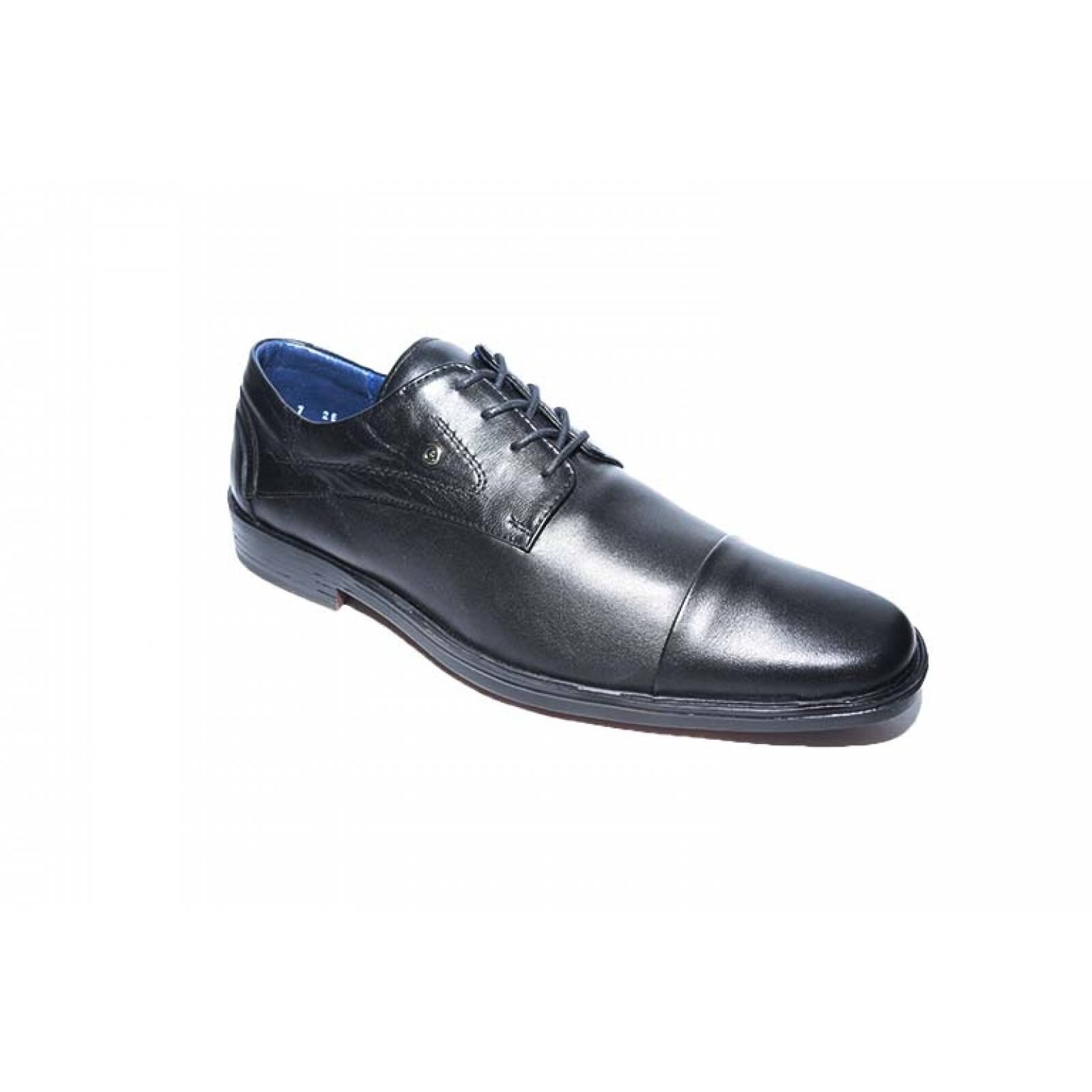 Zapato caballero jarking 6104 piel borrego negro