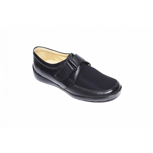 Zapato confort dama pies cuidados piel negro 22/27
