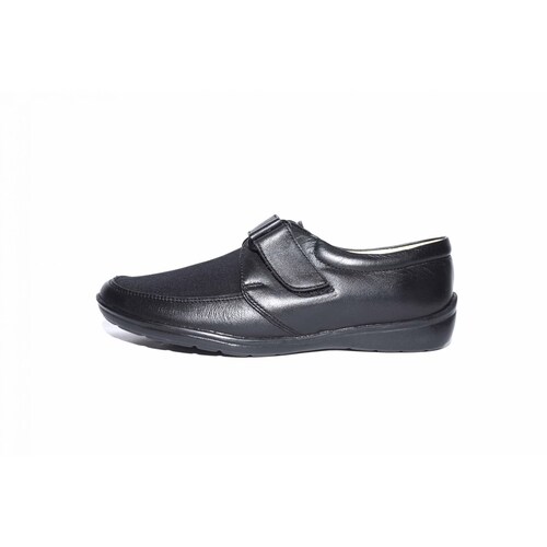 Zapato confort dama pies cuidados piel negro 22/27