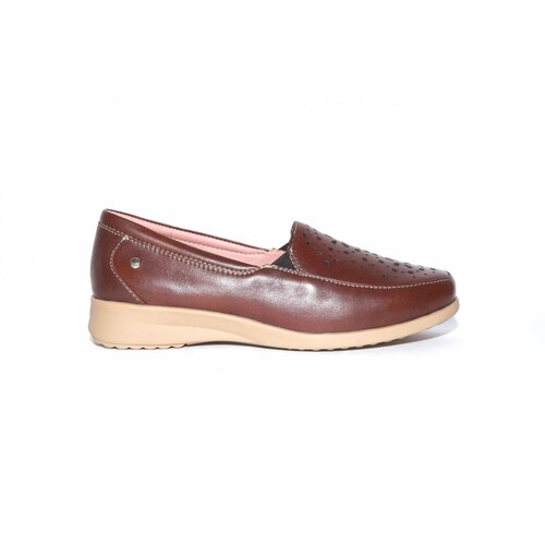 Zapato dama piel borrego jarking 316 café 16hrs.
