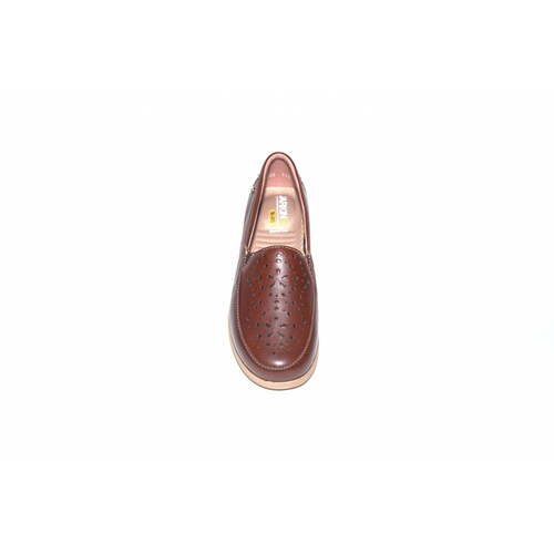 Zapato dama piel borrego jarking 316 café 16hrs.