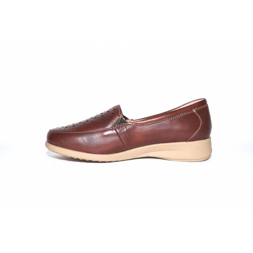 Zapato dama piel borrego jarking 316 café 16hrs.