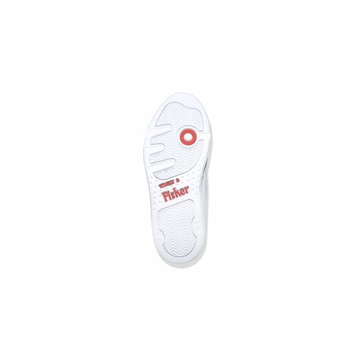 Tenis unise fisher&yonger piel blanco cosido 18/21