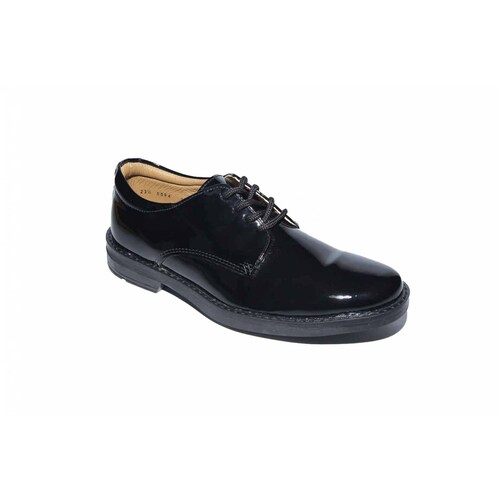 Zapato vestir niño piel cosido charol negro 22/24-