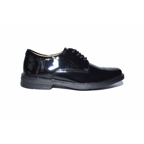 Zapato vestir niño piel cosido charol negro 22/24-