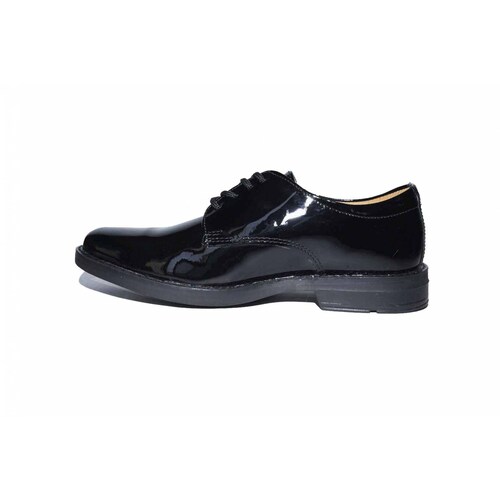 Zapato vestir niño piel cosido charol negro 22/24-