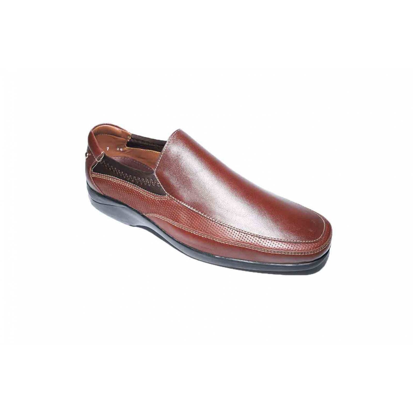 Zapato caballero jarking 6066 piel borrego café