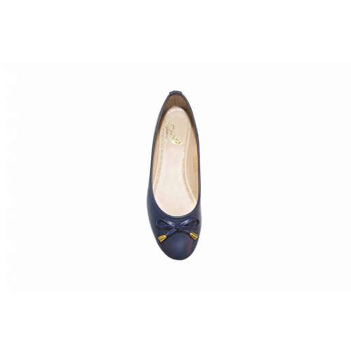 Zapato balerina dama azul marino moda 22/26