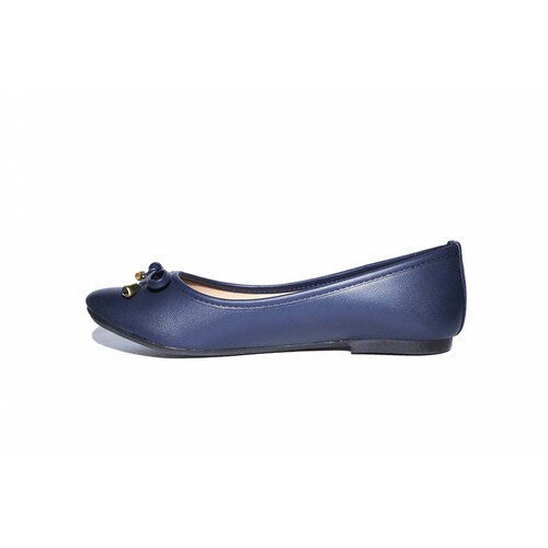Zapato balerina dama azul marino moda 22/26