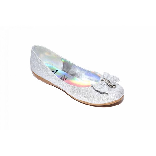 Zapato valerina niña plata moda 18/21-