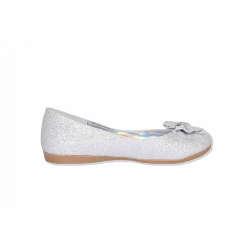 Zapato valerina niña plata moda 18/21-