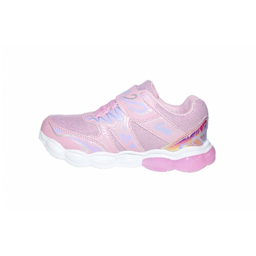 Tenis niña luces rosa casual 18/21-